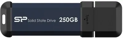 Купить Внешний диск SSD Silicon Power MS60, 250ГБ, Cиний (sp250gbuf3s60v1b)