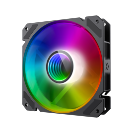 Вентилятор для корпуса 120*120*25mm Gamemax FN-12 Rainbow-C9, ARGB, 3pin+4Pin