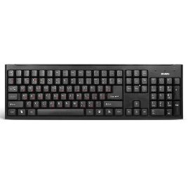 Клавиатура проводная Sven Standard 303 Power USB+PS/2, Чёрная