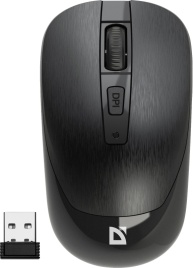 Мышь беспроводная Defender Wave MM-995, Черный (52995)