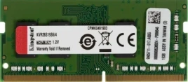 Оперативная память Kingston SO-DIMM DDR4 4Gb 2666MHz pc-21300 (KVR26S19S6/4)