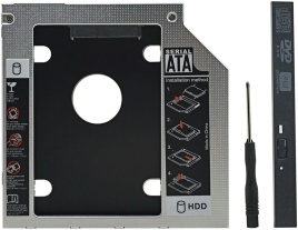 Салазки для HDD Orient UHD-2SC9 (замена ODD на HDD, 9,5мм)