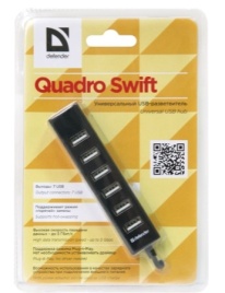 Концентратор 7-port Defender Quadro Swift USB 2.0 HUB