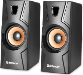 Колонки DEFENDER 2.0 Aurora S8 черный, 8 Вт, питание от USB