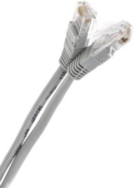Кабель UTP Patch cord 2м cat.5е "Telecom" серый