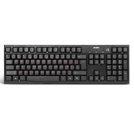 Клавиатура проводная Sven Standart 304 USB+HUB, Black
