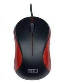 Мышь STM 102CR USB black/red