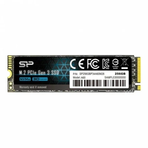 SSD накопитель 256GB Silicon Power P34A60, M.2 2280, PCI-E 3x4 [R/W - 2200/1600 MB/s] фото 1