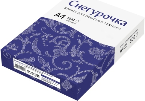 Бумага А4 Снегурочка, 80 г, 500л, 98%, Сыктывкар фото 1
