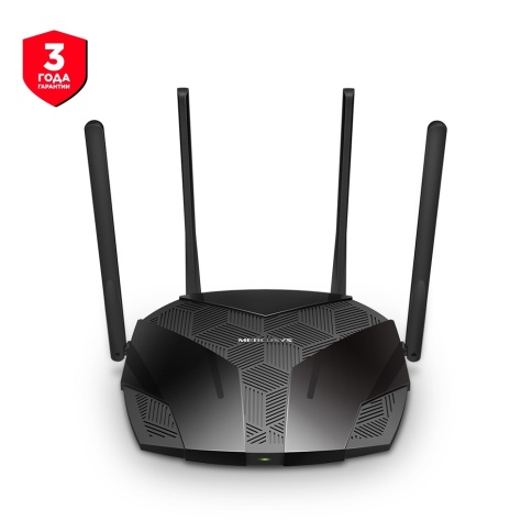 Купить Wi-Fi роутер MERCUSYS MR70X, AX1800, Чёрный
