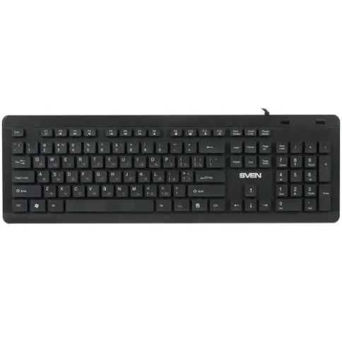 Купить Клавиатура проводная SVEN KB-E5700H, Black