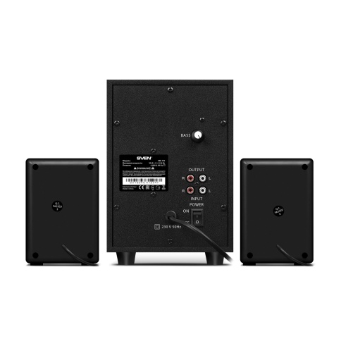Сравнения Колонки Sven MS-110, 2.1, Черный (sv-014056)