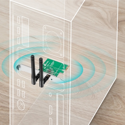 Сравнения Wi-Fi адаптер TP-LINK TL-WN881ND PCI Express