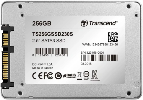 Характеристики SSD накопитель Transcend 230S 256ГБ, 2.5", SATA III, SATA [ts256gssd230s]