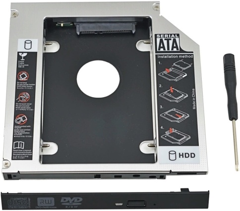 Салазки для HDD Orient UHD-2SC9 (замена ODD на HDD, 9,5мм) фото 2