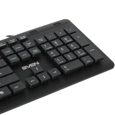 Характеристики Клавиатура проводная SVEN KB-E5700H, Black